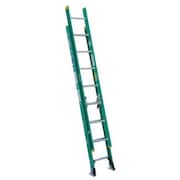 Werner Fiberglass Extension Ladder, 225 lb Load Capacity D5916-2