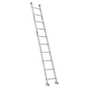 WERNER 10 ft. Straight Ladder, Aluminum, 10 Steps 510-1