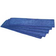 PERFECT CLEAN 18 in L Flat Knit Gloves, Blue, PK5 FM518AM-B