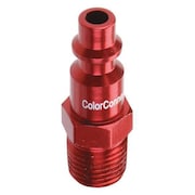 Colorconnex Coupler Plug, Aluminum, Anodized, 1/4 A73440D-X