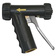 Sani-Lav Pistol Grip Spray Nozzle, 3/4" Female, 150 psi, 7 gpm, Black N1TB