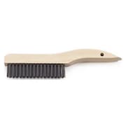 Gearwrench Shoe Handle Wire Scratch Brush, 4-3/4 in L Handle, 5-1/4 in L Brush, Hardwood 2311D