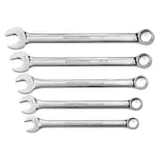 Gearwrench 5 Piece SAE 12 Point Long Pattern Combination Wrench Set 81921