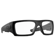 Oakley Safety Glasses, Wraparound Clear Plutonite Lens, Scratch-Resistant OO9253-07