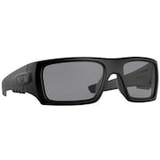Oakley Safety Glasses, Wraparound Gray Plutonite Lens, Scratch-Resistant OO9253-10