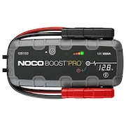 Noco Portable Power Pack, Boosting For 12 V DC Battery Volt, 100 A @ 12V, USB, Plastic, Auto/Manual GB150