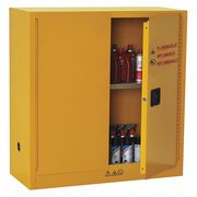 CONDOR Flammable Safety Cabinet, 30 gal., Yellow 42X499