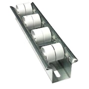 ASHLAND CONVEYOR Flow Rail, 5 ft L, 3 in W, 35 lb/ft (5 ft Supports) Max Load Capacity 5FRM2503