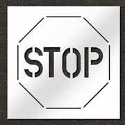 RAE Pavement Stencil, Stop, STL-108-16001 STL-108-16001