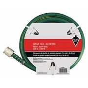 ZORO SELECT Water Hose, Cold, PVC, 100 ft., Green 423H88