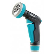 Zoro Select Pistol Grip Water Nozzle, 3/4", 100 psi, 2.5 gpm to 5 gpm, Aqua 843112-1001