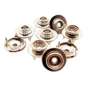 BOTRON CO Push and Clinch Snaps Stud, PK20 B9867