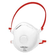 Jackson Safety N99 Disposable Respirator w/ Valve, Universal, White, PK8 64520