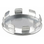 Raco Knockout Plug, Round, Steel, 1 in Conduit Size, 0.34 in D, Corrosion Resistant, Silver 1044