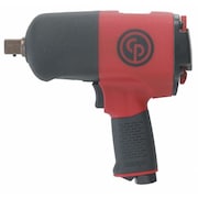 CHICAGO PNEUMATIC 3/4 Inch Air Impact Wrench, Pistol Handle, Torque 1220 ft. lbf, 6500 RPM, Twin Hammer CP8272-P