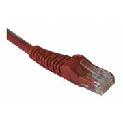 TRIPP LITE Cat6 Cable, Snagless, Molded, RJ45, Red, 6ft N201-006-RD