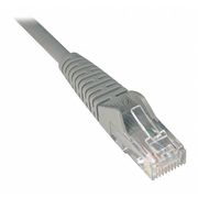 TRIPP LITE Cat6 Cable, Snagless, Molded, M/M, Gray, 20ft N201-020-GY