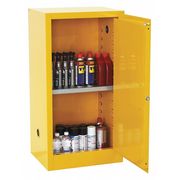 Sandusky Lee Flammable Safety Cabinet, 12 gal., Yellow SC12F