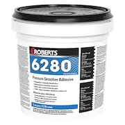 Roberts Floor Adhesive, 6280 Series, Off-White, 1 gal, Pail R6280-1
