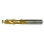 CHICAGO-LATROBE Screw Machine Drill Bit, 7/64 in Size, 135  Degrees Point Angle, High Speed Steel, TiN Finish 48207