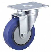 Zoro Select Plate Caster, 4" Wheel Dia., 264 lb. Load 437V21