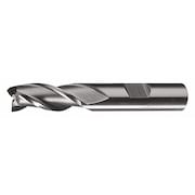 CLEVELAND 3-Flute HSS Center Cutting Square Single End Mill Cleveland HG-3 Bright 13/16x5/8x1-7/8x4 C39656