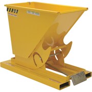 VESTIL Heavy Duty Self-Dump Hopper .33 Cubic Yard 6000 lb Yellow D-33-HD-YEL