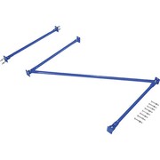 VESTIL Blue Steel Standard Cantilever Brace Set 4"W x 47"L x 95"H SB-C-10-48