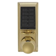 KABA SIMPLEX Push Button Lockset, 1000, Knob 1011-03-41