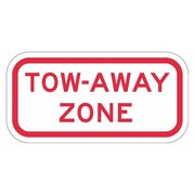 LYLE Tow Away Zone Parking Sign, 6" x 12, T1-6048-EG_12x6 T1-6048-EG_12x6