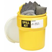 Spilltech Spill Kit, 10 Gallon Volume Absorbed per Kit, 10 Gallon Container Capacity, Yellow, 36 Components SPKU-10
