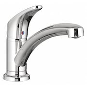 AMERICAN STANDARD Manual, Single Hole Only Mount, 1 Hole Low Arc Kitchen Faucet 7074010.002
