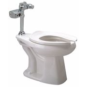 ZURN Flush Valve Toilet, 1.28 gpf, Flush Valve, Floor Mount, Elongated, White Z5655.243.00.00.00