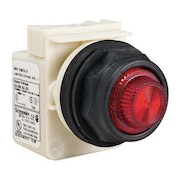 SCHNEIDER ELECTRIC Pilot Light, LED, Red, 24-28V, Fresnel Lens 9001SKP35LRR31