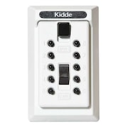 Kidde Lock Box, White, Surface, PushButton, 5 Keys 1408