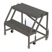 TRI-ARC Rolling Ladder, Steel 2-Step WLSR002242