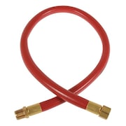 Continental 1/2" ID x 24" PVC Coupled Snubber Hose 300 PSI RD 45FM93