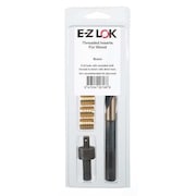 E-Z Lok Thread Repair Kit, Knife Thread Inserts, 5/16"-18, Plain Brass, 5 Inserts EZ-400-5