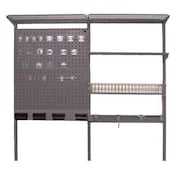 Triton Products 66 In. W x 63 In. H Modular Double LocBoard Storage System 1740