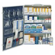 FIRST AID ONLY Emergency First Aid Cabinet, Metal, 200 Person 54767