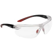 Bolle Safety Safety Reader Glasses, +2.5 Diopter, Clear 40189
