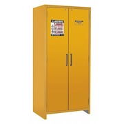 JUSTRITE Safety Cabinet, EN, 30 gal., 90 min., Color: Yellow 22605