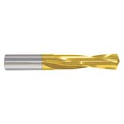 ZORO SELECT Screw Machine Drill Bit, 1/16 in Size, 135  Degrees Point Angle, Solid Carbide, TiN Finish 460-100625A