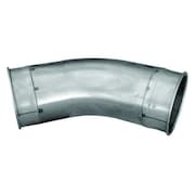 NORDFAB Round 90 Degree Elbow, 6 in Duct Dia, 304 Stainless Steel, 14 GA, 20 in W, 20" L, 6 in H 8010003667