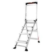 Little Giant Ladders Folding Step, 375 lb. Load Cap., Aluminum 11904