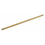 WATTS Float Rod, 1/4-20, 12 In L, Brass 41225