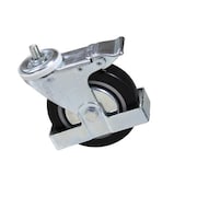 DAYTON Rear Locking Swivel Caster, 5 In MH2MPU208G