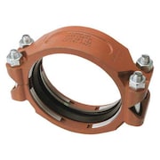 Anvil 4" Grooved x Grooved Ductile Iron Coupling Class 150 0390007409