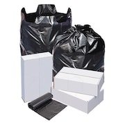 Tough Guy 42 Gal Trash Bags, 32 3/4 in x 47 1/2 in, Contractor, 3 mil, Flat, 32 Pack 460X57