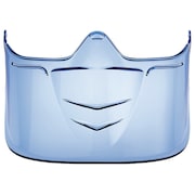 BOLLE SAFETY Visor, Blue, Polycarbonate, For Goggles 40298